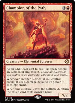 Champion of the Path Extended Art Foil 362 Lorwyn Eclipsed Magic the Gathering - Image 1