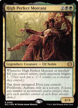 High Perfect Morcant Foil 229 Lorwyn Eclipsed Magic the Gathering - Image 1