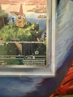 Pokemon TCG Victini SVP 208 Black Star Promo Illustration Rare - Image 4