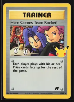 Pokemon Here Comes Team Rocket 15/82 Celebrations Classic Collection Holo NM - Image 1