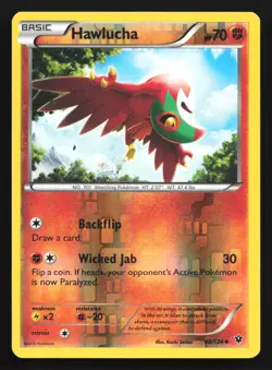 Pokemon Hawlucha 48/124 Fates Collide Reverse Holo LP - Image 1