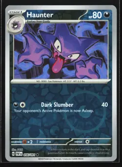 Pokemon Haunter 056/091 Paldean Fates Reverse Holo NM - Image 1