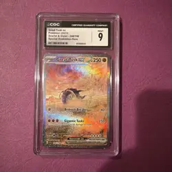 Pokemon TCG Great Tusk EX 246/198 CGC 9 Scarlet & Violet Base Set 2023 - Image 1