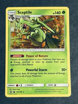 Sceptile 10a/168 Alternate Art Holo Pokemon Sword & Shield NM - Image 2