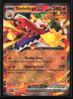Pokemon Skeledirge ex SVP 034 Scarlet & Violet Holo Black Star Promo NM - Image 1