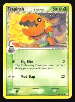 Pokemon Trapinch (Delta Species) 84/110 EX Holon Phantoms Regular Common LP - Image 1