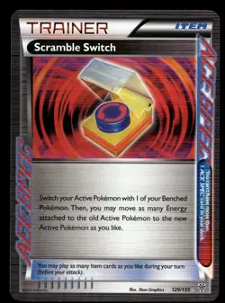 Pokemon Scramble Switch 129/135 Plasma Storm ACE SPEC Holo Rare MP - Image 1