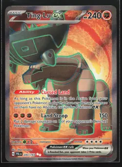 Pokemon Ting-Lu ex 243/193 Paldea Evolved Ultra Rare Full Art Holo NM - Image 1
