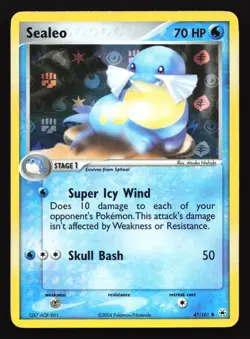 Pokemon Sealeo 47/101 Hidden Legends Reverse Holo - Image 1
