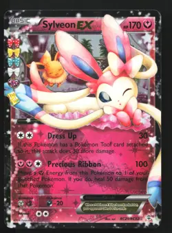 Pokemon Sylveon EX RC21 Generations Radiant Collection Ultra Rare Holo LP - Image 1