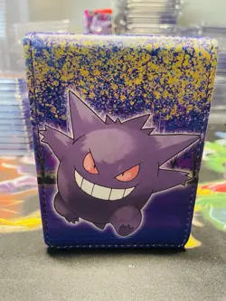 Pokemon Ultra PRO TCG Gengar Haunted Hollow Aclove Flip Box Deck Box - Image 1