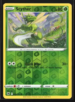 Pokemon Scyther 005/189 Astral Radiance Reverse Holo NM - Image 1
