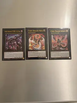 Yu-Gi-Oh! GX - Zane Truesdale's Complete Cyber Dragon & Chimeratech Fusion Deck - Image 3