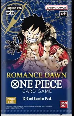 OP-01 Romance Dawn SEALED Booster Pack English One Piece TCG - Image 1