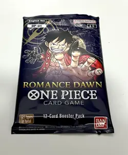 OP-01 Romance Dawn SEALED Booster Pack English One Piece TCG - Image 2