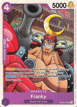 Franky Foil OP09-072 PRB-02 The Best One Piece - Image 1