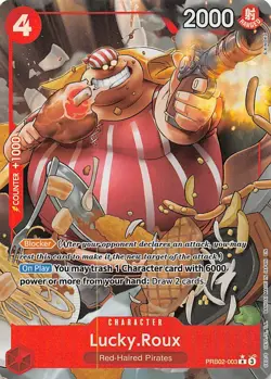 Lucky.Roux (Alternate Art) Foil PRB02-003 PRB-02 The Best One Piece - Image 1
