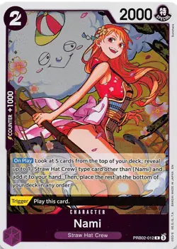 Nami Foil PRB02-012 PRB-02 The Best One Piece - Image 1