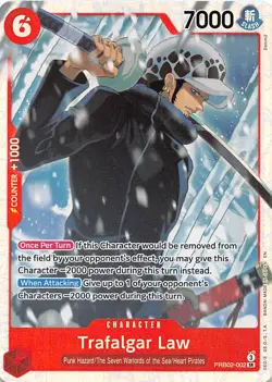 Trafalgar Law Foil PRB02-002 PRB-02 The Best One Piece - Image 1
