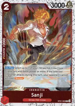 Sanji Foil ST21-003 PRB-02 The Best One Piece - Image 1