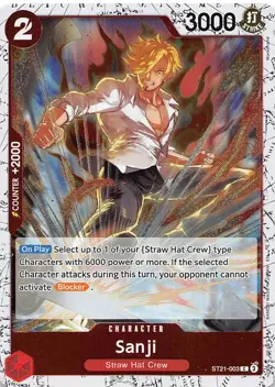 Sanji Foil ST21-003 PRB-02 The Best One Piece - Image 1