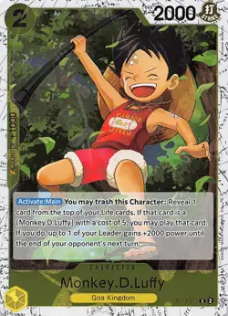 Monkey.D.Luffy Foil ST13-014 PRB-02 The Best One Piece - Image 1