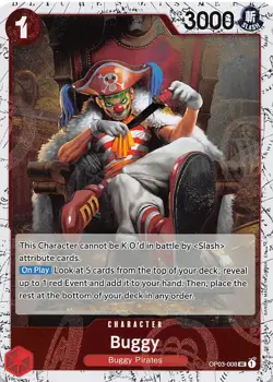 Buggy Foil OP03-008 PRB-02 The Best One Piece - Image 1