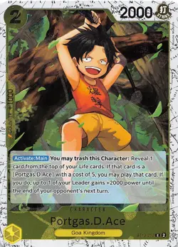 Portgas.D.Ace Foil ST13-010 PRB-02 The Best One Piece - Image 1