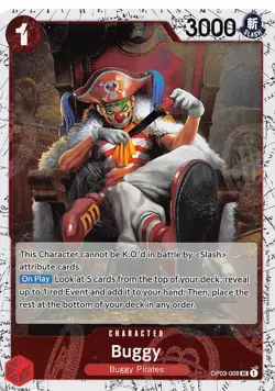 Buggy Foil OP03-008 PRB-02 The Best One Piece - Image 1