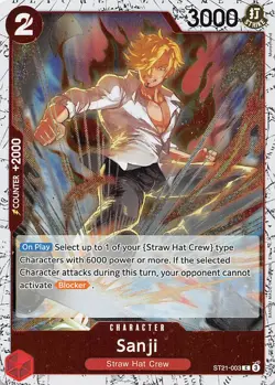 Sanji Foil ST21-003 PRB-02 The Best One Piece - Image 1