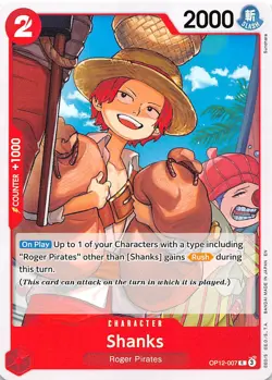 Shanks (007) OP12-007 Legacy of the Master One Piece - Image 1