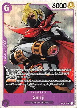 Sanji Foil OP07-064 PRB-02 The Best One Piece - Image 1