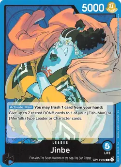 Jinbe OP14-040 The Azure Sea's Seven One Piece - Image 1