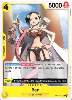Ran OP14-114 The Azure Sea's Seven One Piece - Image 1