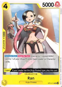 Ran OP14-114 The Azure Sea's Seven One Piece - Image 1