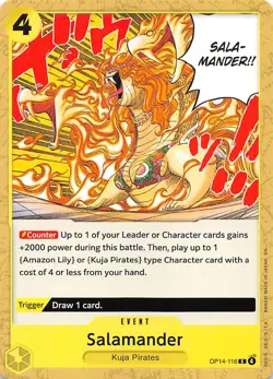 Salamander OP14-116 The Azure Sea's Seven One Piece - Image 1