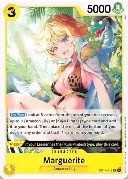 Marguerite OP14-113 The Azure Sea's Seven One Piece - Image 1