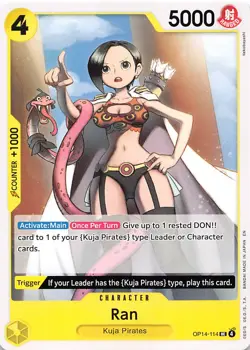 Ran OP14-114 The Azure Sea's Seven One Piece - Image 1