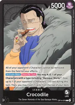 Crocodile OP14-079 The Azure Sea's Seven One Piece - Image 1