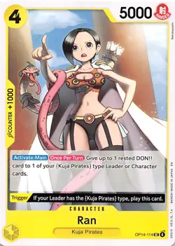Ran OP14-114 The Azure Sea's Seven One Piece - Image 1