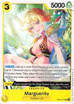 Marguerite OP14-113 The Azure Sea's Seven One Piece - Image 1