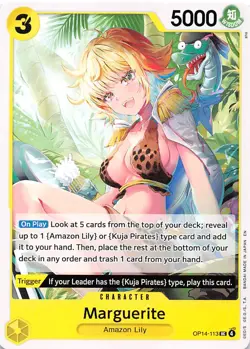 Marguerite OP14-113 The Azure Sea's Seven One Piece - Image 1