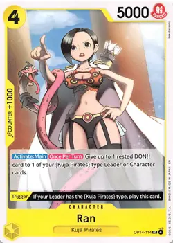 Ran OP14-114 The Azure Sea's Seven One Piece - Image 1