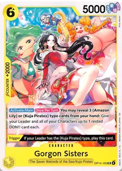 Gorgon Sisters OP14-105 The Azure Sea's Seven One Piece - Image 1