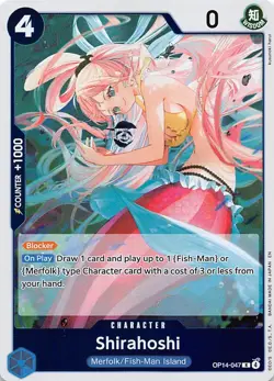 Shirahoshi Foil OP14-047 The Azure Sea's Seven One Piece - Image 1