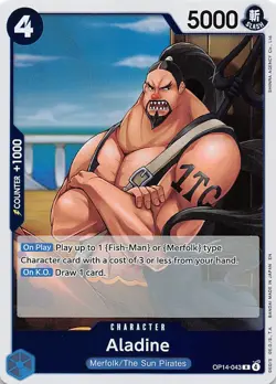 Aladine Foil OP14-043 The Azure Sea's Seven One Piece - Image 1