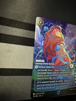 Disney Lorcana enchanted Mufasa - Ruler of Pride Rock #217 Shimmering Skies - Image 4