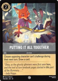Putting It All Together 196/204 Whispers in the Well Disney Lorcana - Image 1