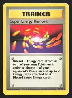 Super Energy Removal 79/102 Base Set Rare Pokemon Card - Image 1