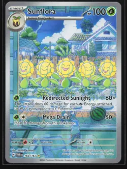 Sunflora 169/167 Twilight Masquerade Illustration Rare Pokemon Card - Image 1